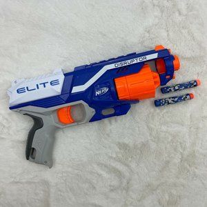 Nerf N-Strike Elite Disruptor 6 Dart Blaster Rotating Drum Tested & Works